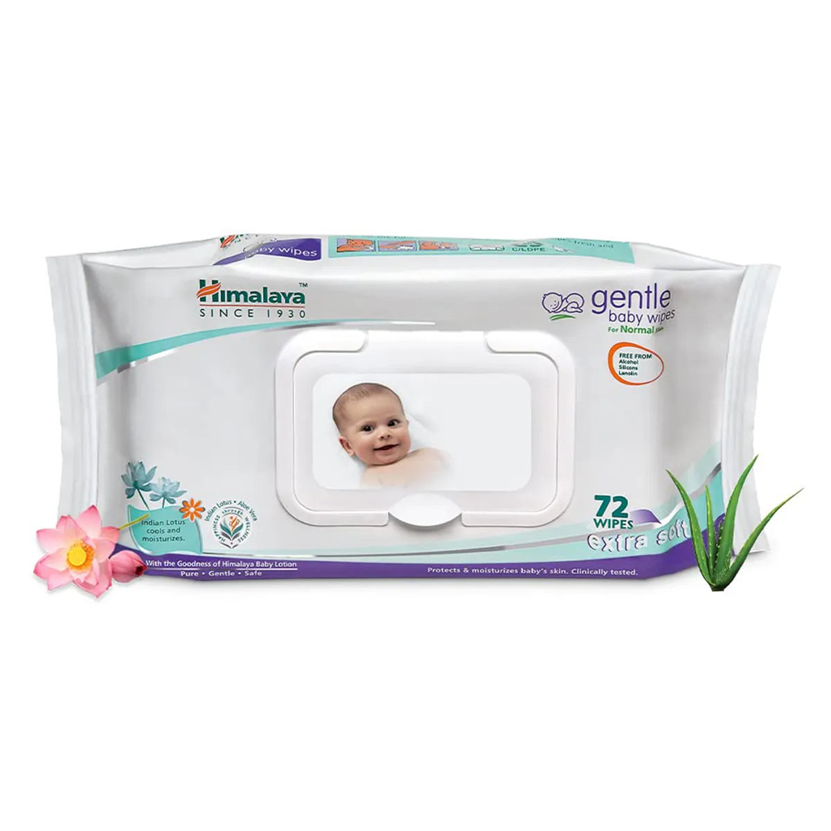 HIMALAYA BABY WIPES ALOE VERA GEL