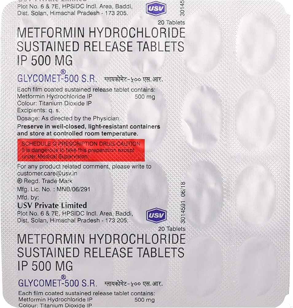 GLYCOMET 500MG SR